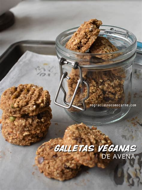 Galletas Veganas De Avena