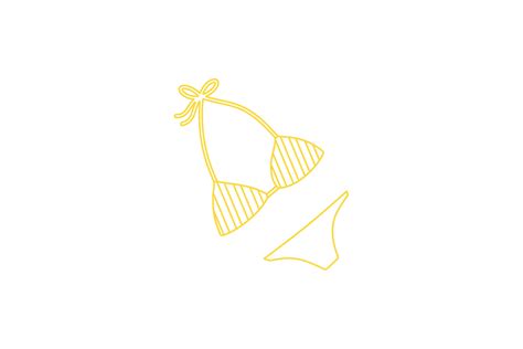 Summer Beach Bikini Color Line Icon 8 Graphic By Humanbeing Studio Creative Fabrica
