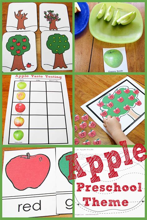 Mommys Little Helper Apple Preschool Theme