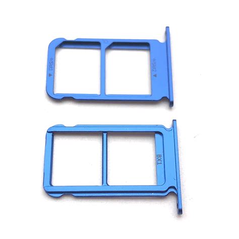 5 Pcs Lot For Huawei Honor 10 Sim Card Tray Slot Holder Blueblack Color In Mobile Phone Flex