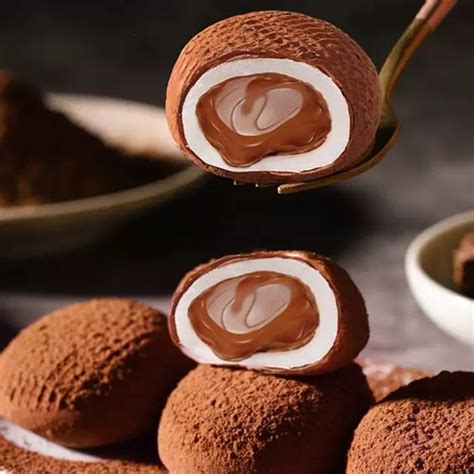 Mới lạ Combo 500g Bánh mochi Phủ Socola Hạnh nhân Bánh mochi