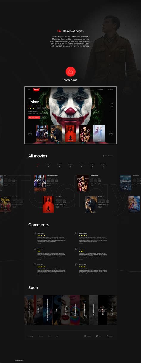 Multiplex Cinema. ReDesign Concept on Behance
