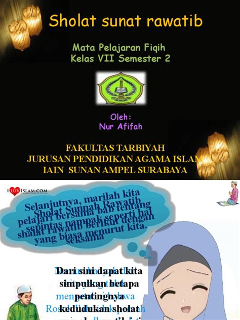 Dokumen Tips Menjelaskan Pengertian Shalat Rawatib Menyebutkan