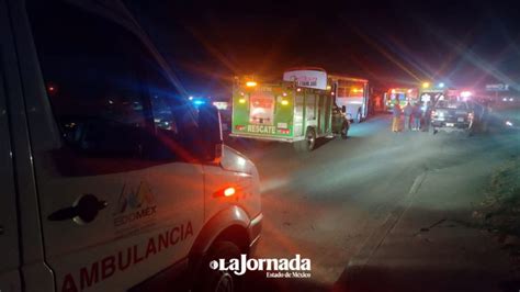 Choque Entre Autobuses En La Toluca Naucalpan