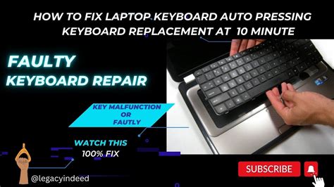 Lenovo How To Fix Laptop Keyboard Auto Pressing Faulty Keyboard