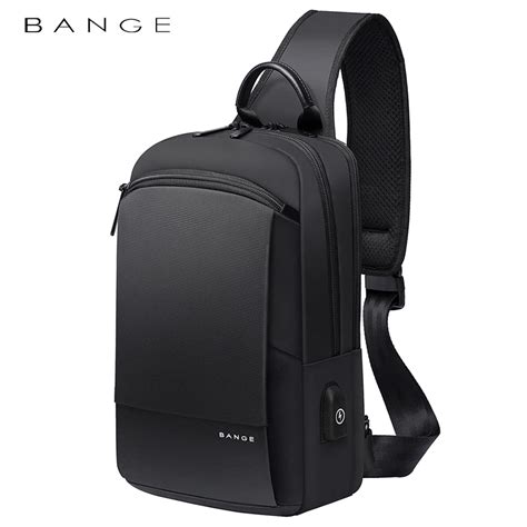 Multifunction Crossbody Chest Bag Men Usb Charging Pack Short Trip