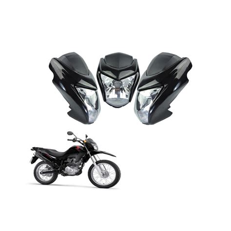 Frente Carenagem Frontal Do Farol Completo Honda Nxr Nxr Bros