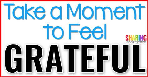moment  feel grateful sharing kindergarten