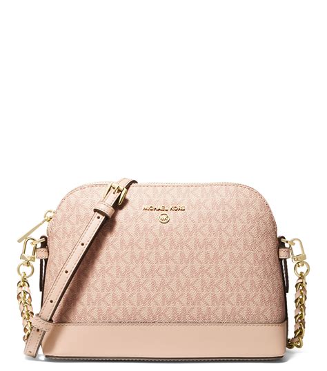 Michael Kors Bolso Crossbody Rosa Jet Set Con Monogram Mujer El