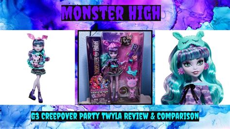 Monster High G Creepover Party Twyla Review Comparison Youtube