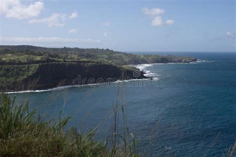 Hermosas Vistas De La Costa Del Norte De Maui Llevadas De La Carretera