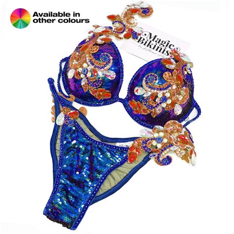 Quick Ship Bikini Sequin Glam Diva Deluxe Suit Magic Bikinis The Choice Of Champions
