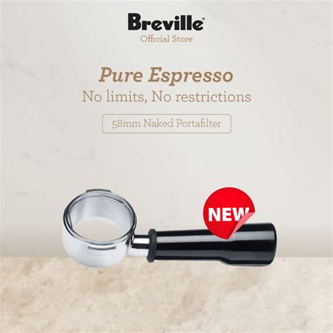 Jual Breville The 58mm Bottomless Naked Portafilter Porta Filter Kopi Coffee Mesin Espresso