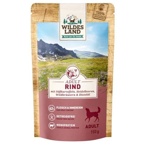 Acquista Wild Land Adult Beef Con Patate Dolci Mirtilli Erbe