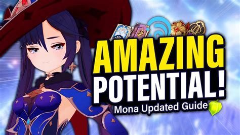 Mona Updated Guide How To Play Best Artifact And Weapon Builds Team