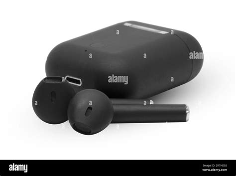Ear Buds Black Black And White Stock Photos And Images Alamy