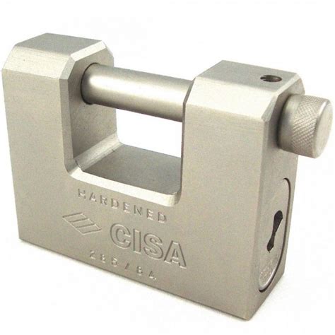 Cisa Straight Shackle Padlock 85 12mm Saunderson Security