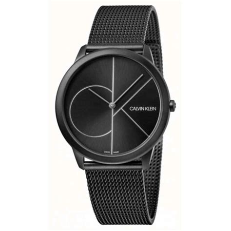 Calvin Klein Minimal Quartz Black Dial Men Watch K3M5145X