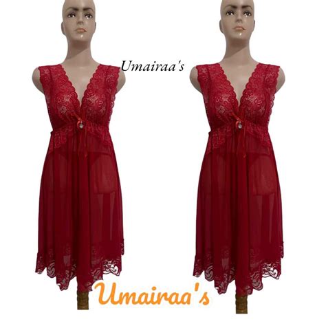 Jual Lingerie Baju Dinas Malam Women Dewasa Jumbo Hot Sexy Transparan Bergairah Baju Dinas Malam