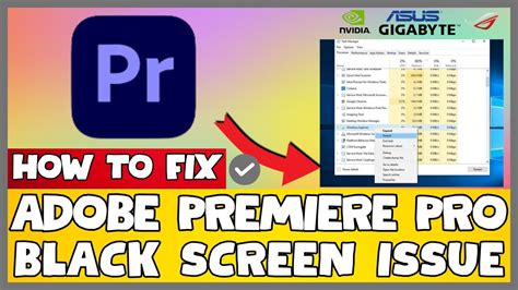 How To Fix Adobe Premiere Pro Black Screen Issue Easy Fix