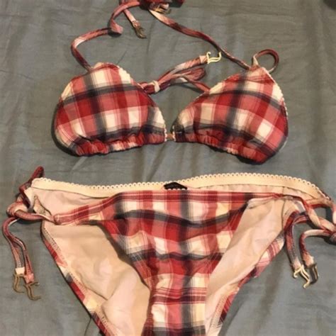 Vintage Y2K Juicy Couture Bikini Top Bottom Swim Depop