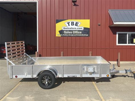 2023 Trophy Trailers Aluminum Rail Utility Trailer Tbe Equipment