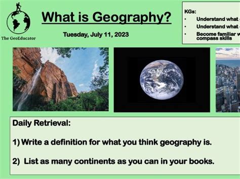 What Is Geography 2 Lessons Teaching Resources