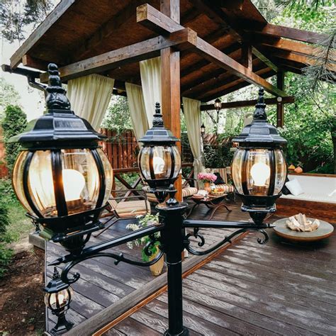 Фонари на дачном участке (72 фото) » НА ДАЧЕ ФОТО