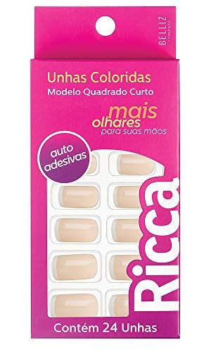 Unhas Ricca Auto Adesiva Francesinha Nude Gtin Ean Upc Cadastro De