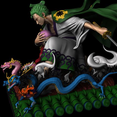 🐉 Zoro And Toko - One Piece 3D・ STL File for ・Cults