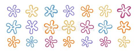 Doodle Hand Drawn Bikini Bottom Flowers Summer Decoration Bikini Botton Sky Elements Tropical