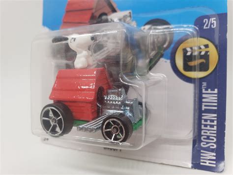 Hot Wheels Snoopy Miniature Scale Toy Car Etsy
