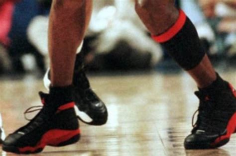 Flashback // Michael Jordan in the Air Jordan XIII Black/True Red | Complex