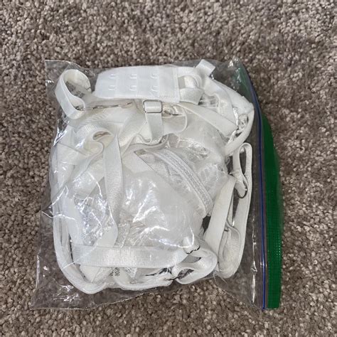 S White Lingerie Set In Great Condition Depop