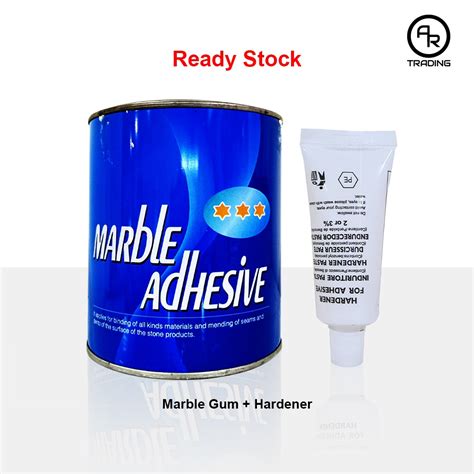 Marble Adhesive Marble Glue Marble Gum 1 Litre Hardener 35ml Well