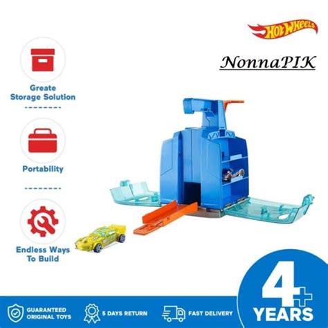 Jual Premium Hot Wheels Track Builder Display Launcher Hotwheels Race Case Limited Di Seller