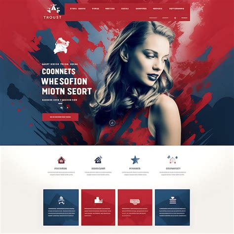 Premium Ai Image Professional Web Layout Design Concepts With Crazy