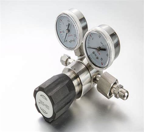 Hot Selling Stainless Steel Single Stage Double Gauge Pressure Reducer