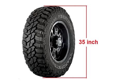 35 Inch Tires in Metric - List of Tire