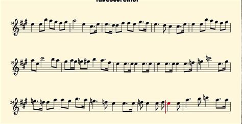 National Anthem Alto Sax Sheet Music