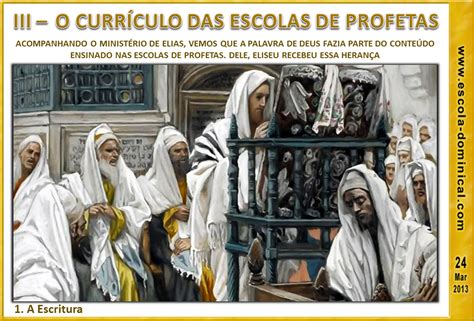 Escola De Profetas Na Bíblia - Escola De Profetas Na Bíblia - RETOEDU