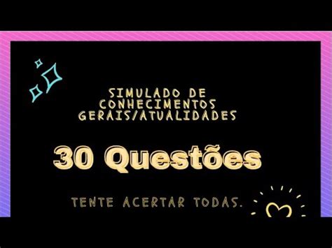 Quiz De Conhecimentos Gerais Para Concurso P Blico Desafie Se