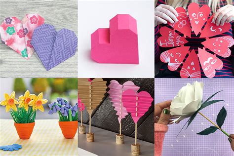 Valentine’s Day paper crafts | Gathered