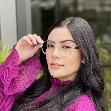 Óculos de Grau Redondo Nude Melinda Safine Óculos