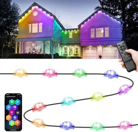 Fvtled Permanent Outdoor Lights Ft Wifi Smart Dynamic Rgb Ww