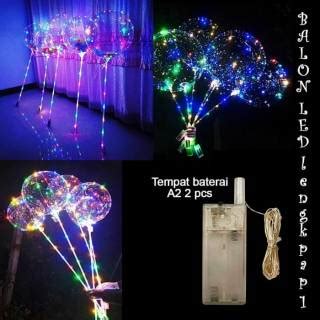 Jual Balon Led Rgb Lengkap Bobo Led Balon Lampu Tumblr Mode