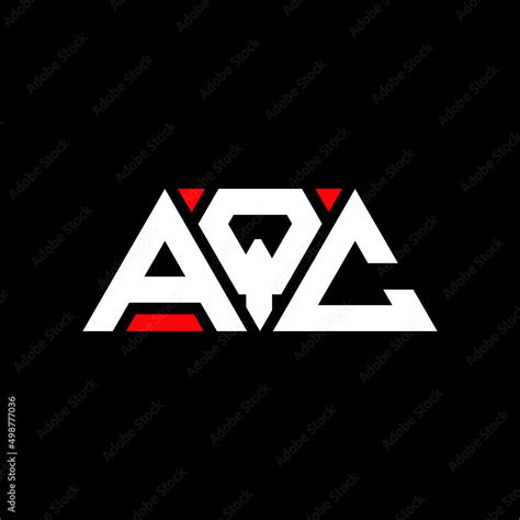 AQC letter logo design with polygon shape. AQC polygon and cube shape ...