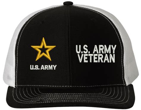 U S Army Veteran Mesh Back Cap