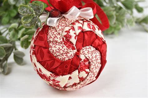 Pinwheel Quilted Ornament Pattern E Book Video Tutorial No Sew