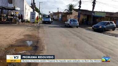 Bom Dia Mirante Buraco Em Bairro De S O Lu S Foi Tapado Ap S Exibi O